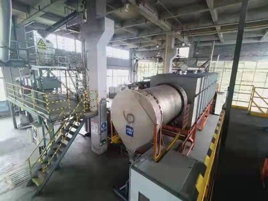 Horno de carbonización continua eficiente con sistema de refrigeración por agua para la industria maderera