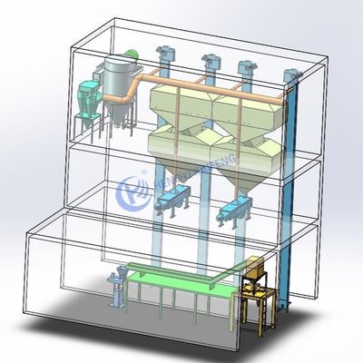 Máquina automática de embalaje granular de alta capacidad 380V para materiales sólidos