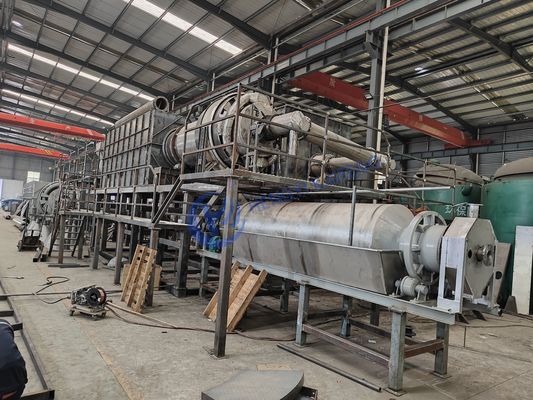 Furo de carbonización de refrigeración por rodillos Extractor de humo de autoencendido 0% de humedad