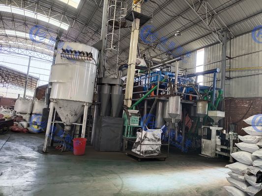 Máquina de embalaje granular de 25 kg-3 t con sistema de control PLC