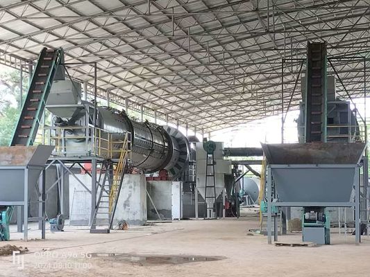 Equipo de carbonización de carbono activado, control de horno rotativo para producción personalizada